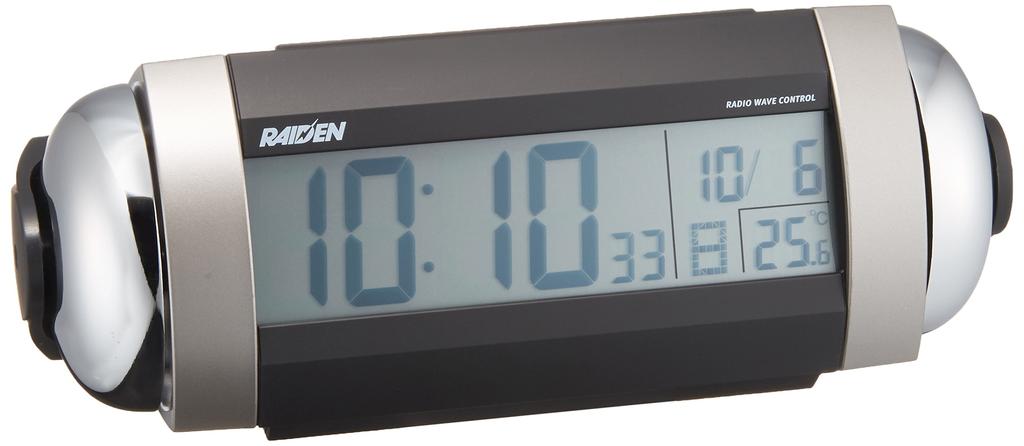 Seiko Ceas Seiko Ceas Deșteptător Radio Wave Digital Sună de Clopoțel Puternic PYXIS RAIDEN Argintiu Metalizat NR530S SEIKO