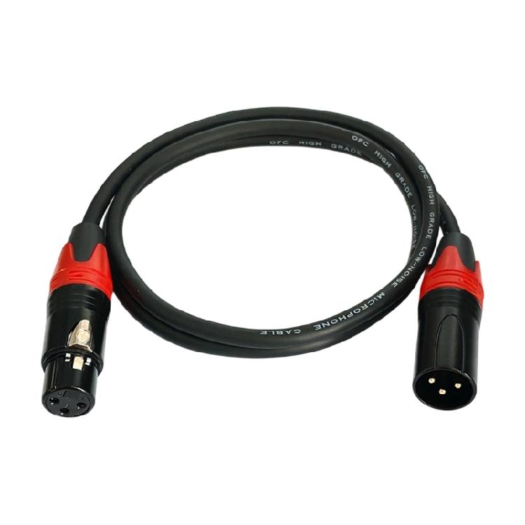 Recording XLR Signal Cable 3 Pin Male To Female, Flexible Line for Desk Side Source, Voice Use, and Stream Work