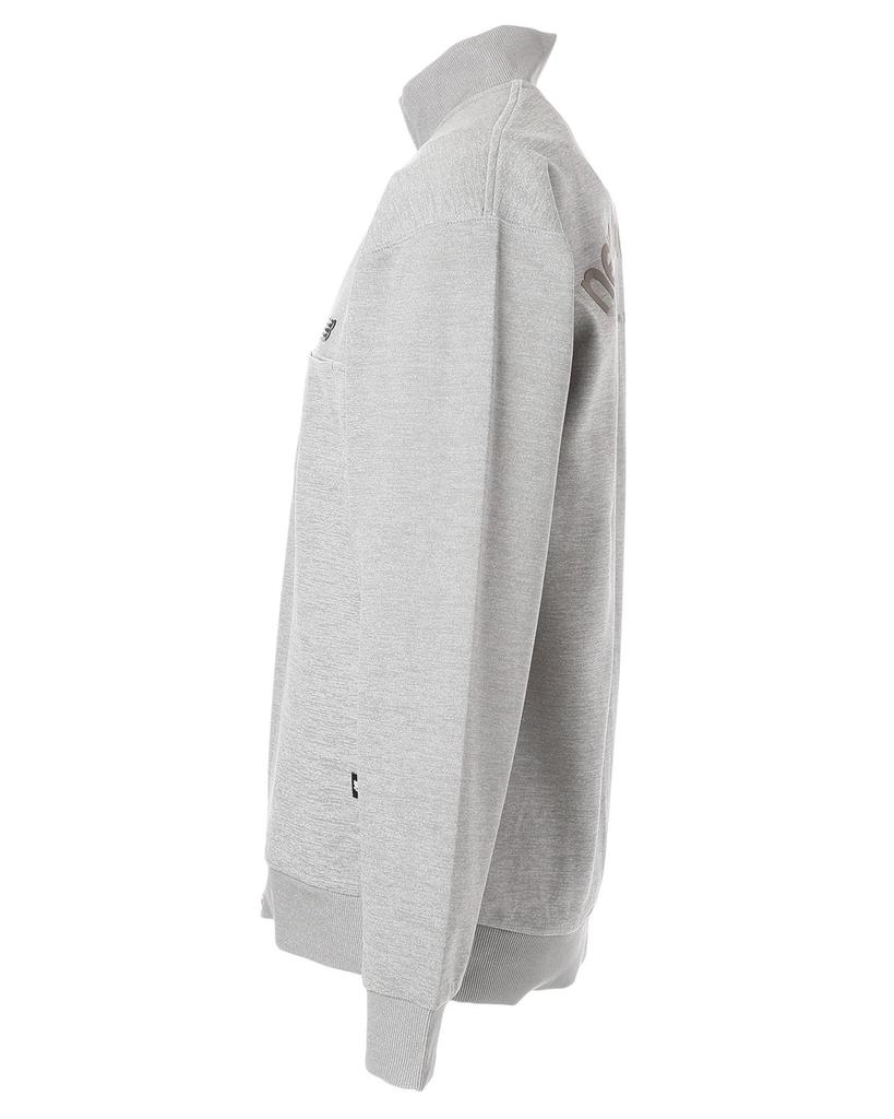 New Balance Men's Golf Sweat Blouson Jacket (012-5262002) Gray - Cardboard Knit, Moisture Wicking, Quick Dry Trainer (Size5)