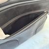 Used LOEWE Anagram Leather Second Bag Travel Pouch Black
