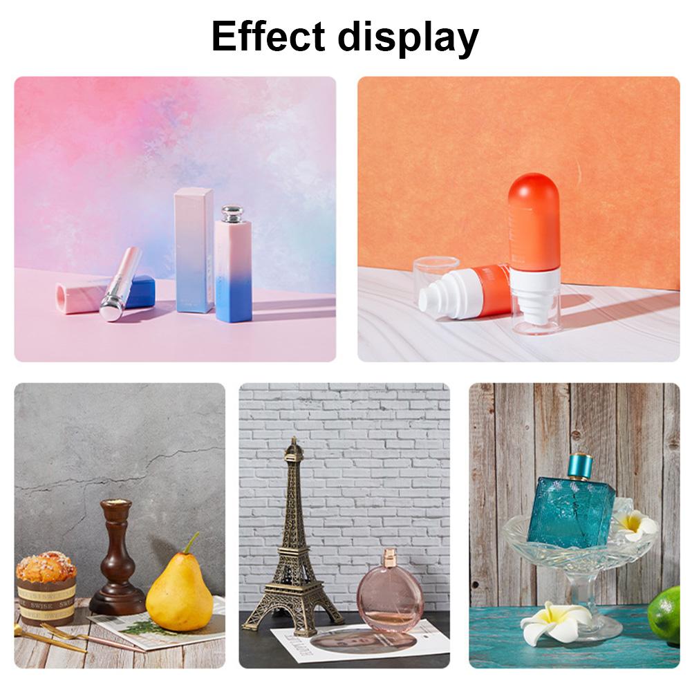 Photo Backdrop Board Small Product Photography Backdrops Kit Food Photography Backdrop Board for Food Jewelry & Mini Items