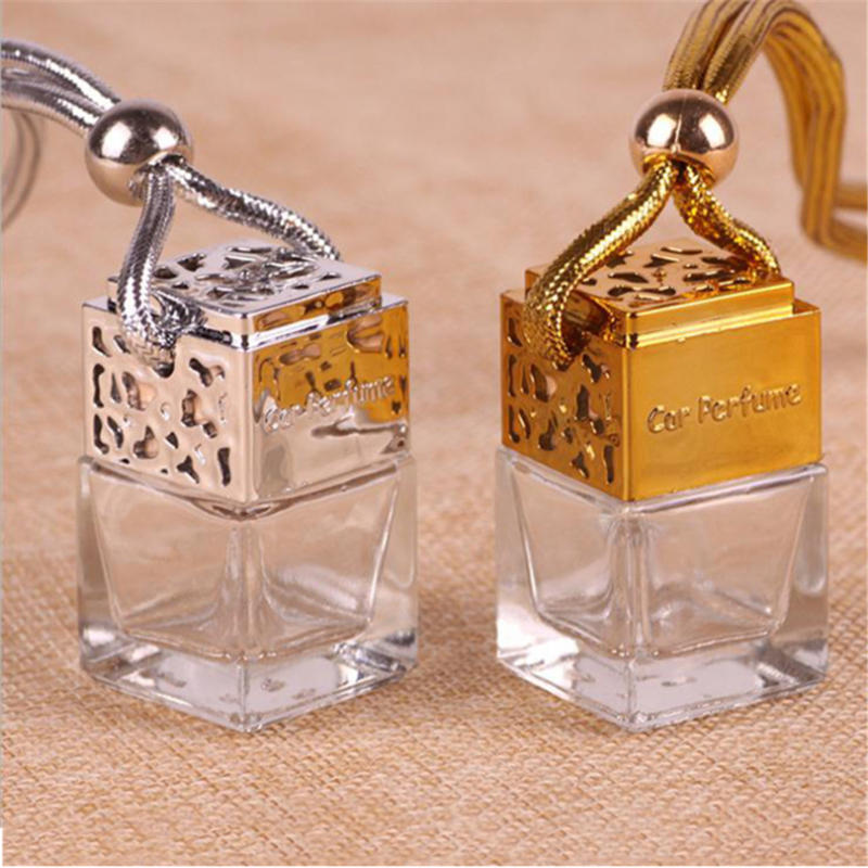 Car Hanging Perfume Empty Bottle Pendant Fragrance For Essential Oils Air Freshener Auto Ornament Car Accessories Interior Decor