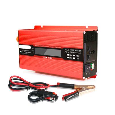 Měnič napětí 1500W 3000W Měnič 12V 240V USB Power Invertor s 1 zásuvkou a LCD displejem