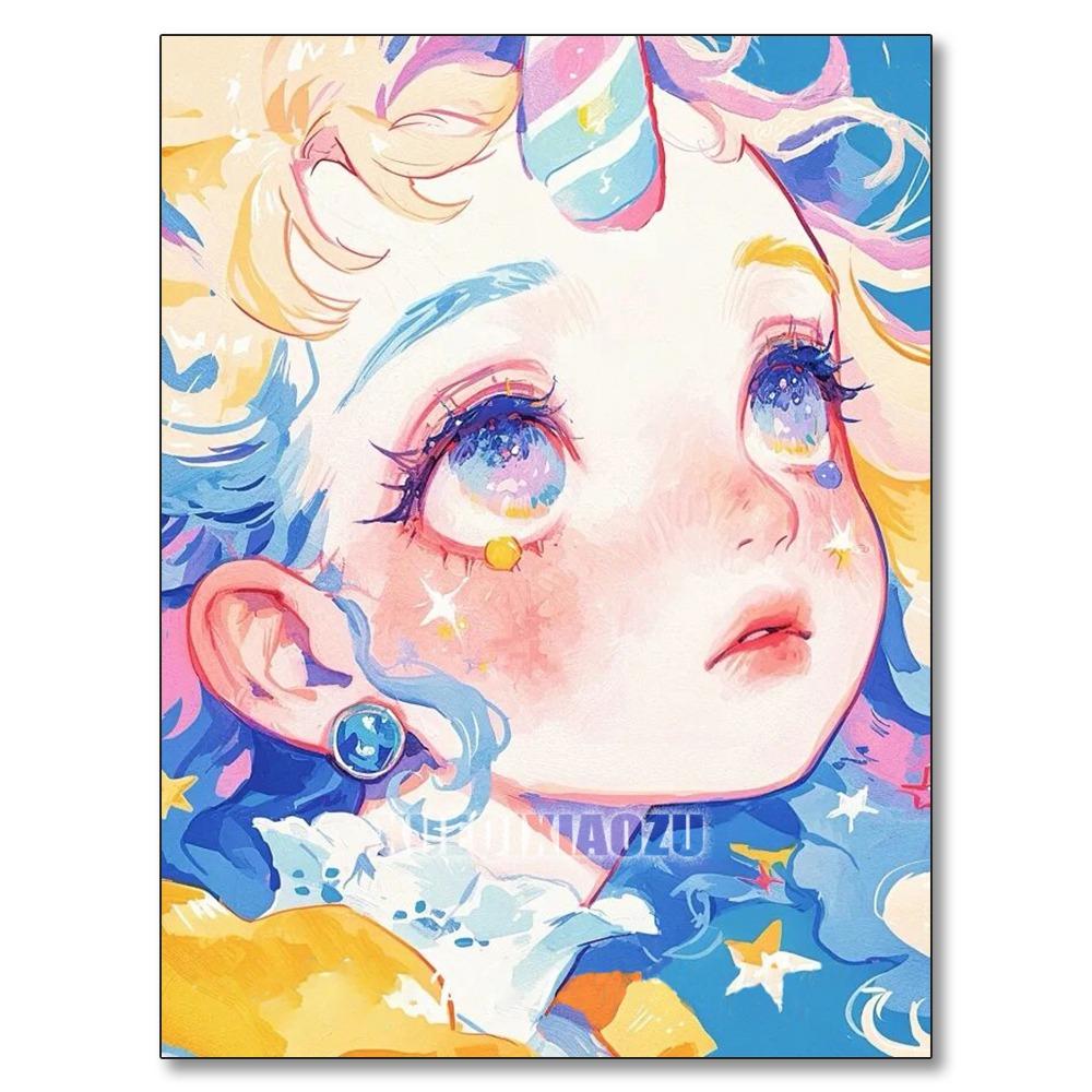 5D Cartoon Girl Diamond Painting Series Dreamy Art Full Diamond Mosaic Embroidery Cross Stitch Kit DIY Home Decor New Arrivals