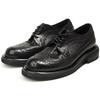 Genuine Leather Men's Block Shoes Mens Business Shoes Luxury New Handmade Comfortable Man Casual Shoes Retro Men Leather Shoes