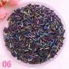 New 2*6.5mm 400pcs/lot Czech Cylindrical Glass Bugle Beads European Seed Long Tube Two Hole Loose Beads for Jewelry Making