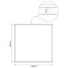 Balcony Privacy Screen 200 X 200 Cm Fabric with PU Coating
