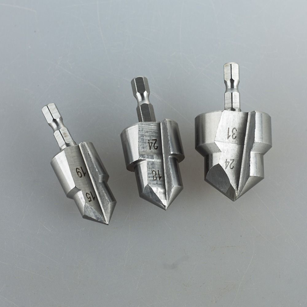 Water Pipe Connection Tool Stepped Drill Bit Hexagon Shank Step Drill Water Pipe Expander