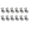 ABMH-12 Piece Solar Module Bracket End Clamp, End Clamp, Side Clamp For PV Solar Module Roof Mountings