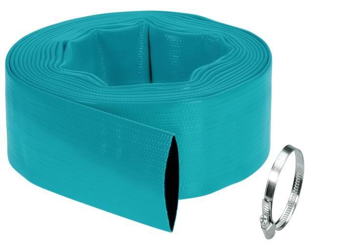 Tuyau de refoulement - gardena - 10m - 38mm - pression max 5 bar - flexible et robuste