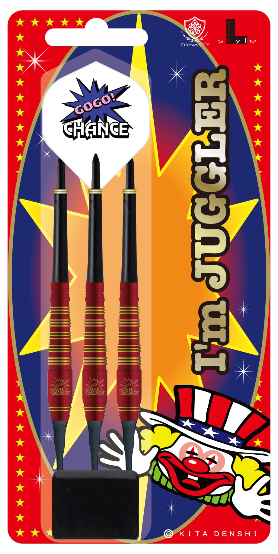 I m Juggler brass darts Red красный