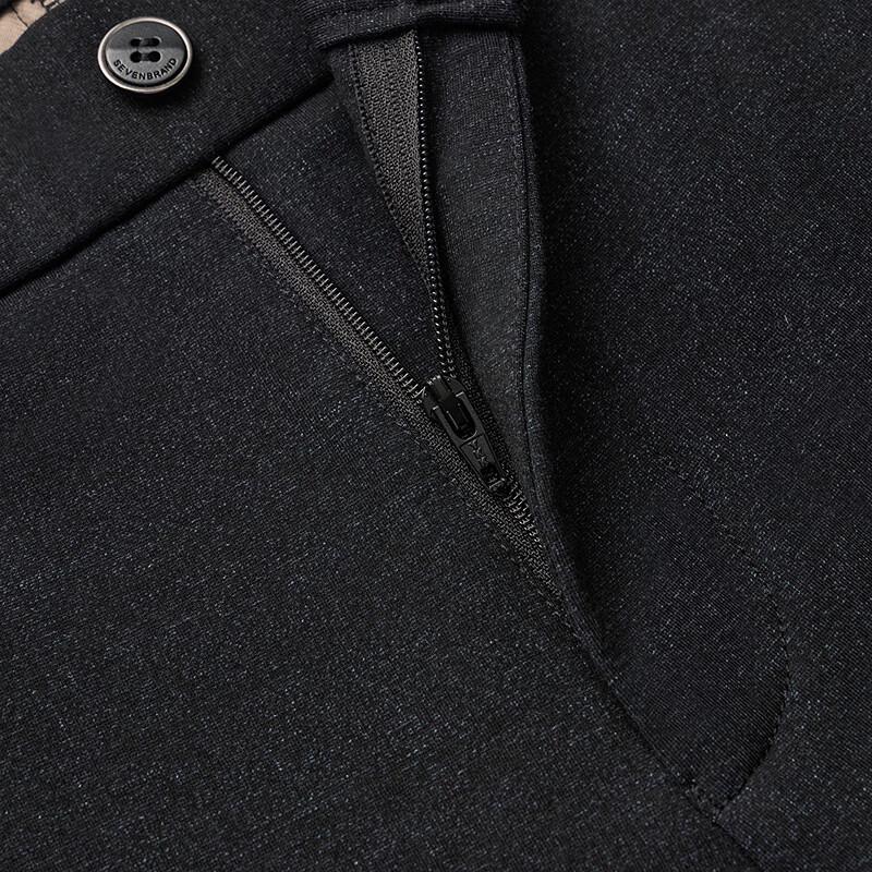 Qipai Men's Far-Infrared Heating Casual Straight-Leg Pants