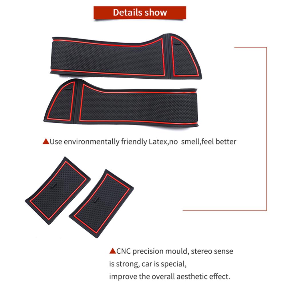 For BYD Atto 3 2026 2026 2026 LHD Car Interior Door Groove Mats Gate Slot Pad Non-slip Cup Mat Decoration Accessories