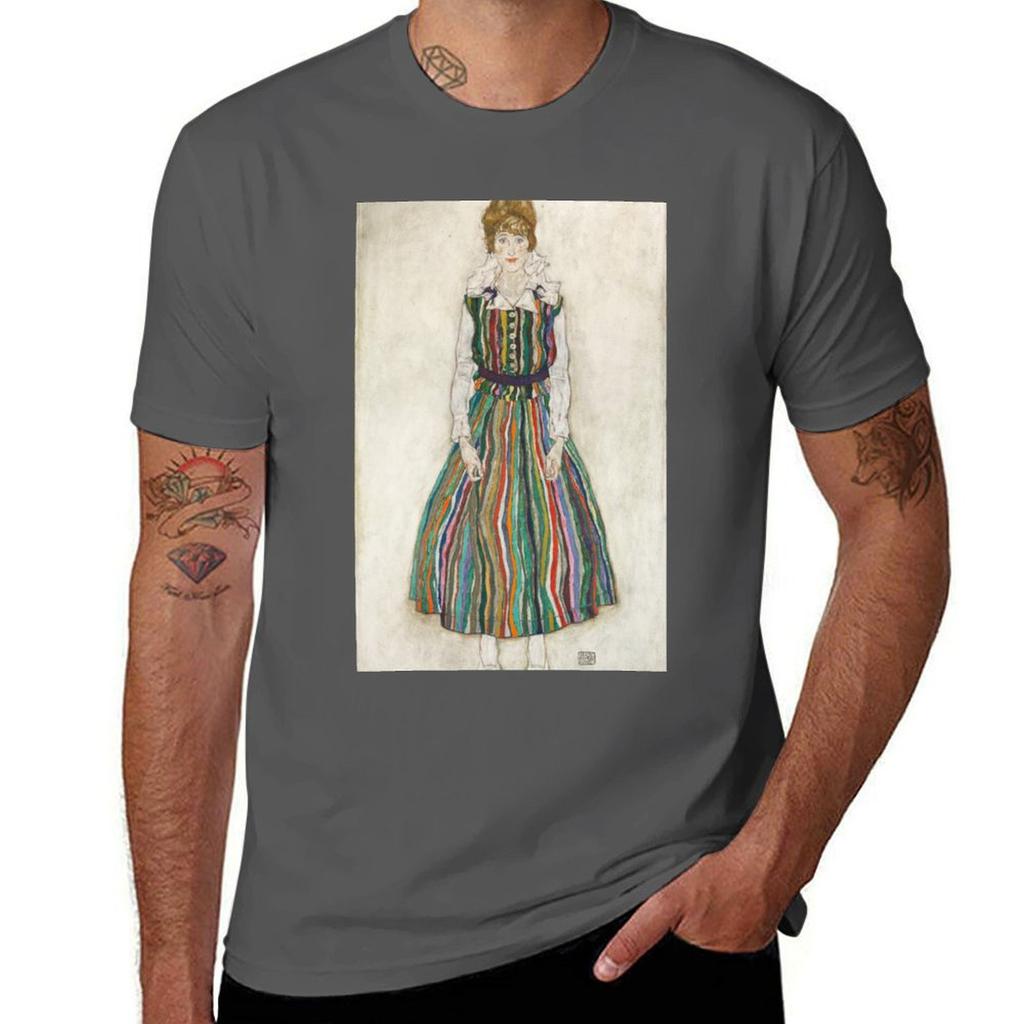 Portrait Of Edith By Egon Schiele 1915 Tshirt Holiday Party Tee Shirt Tshirt