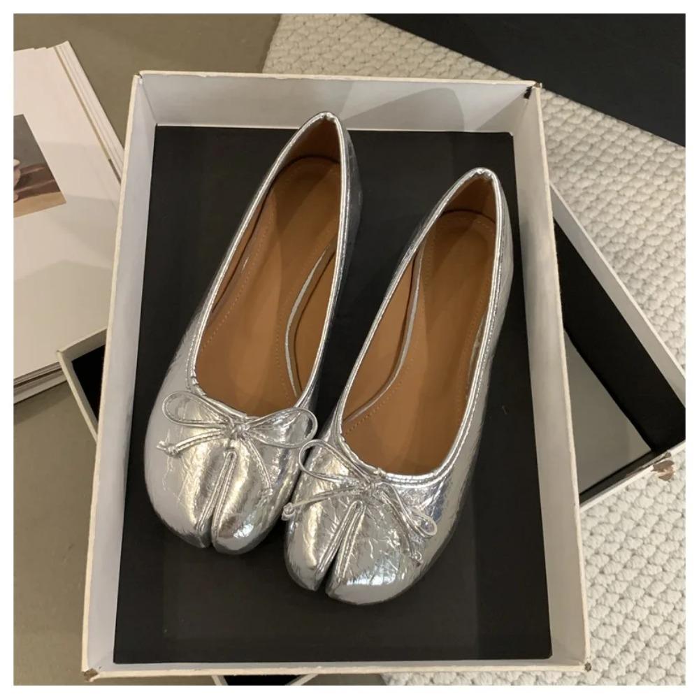 New Brand Women Flats Soft Ballet Shoes Slip On Loafers Soft Moccasins  Ninja Casual Shoes Ladies Shoes Bow Knot