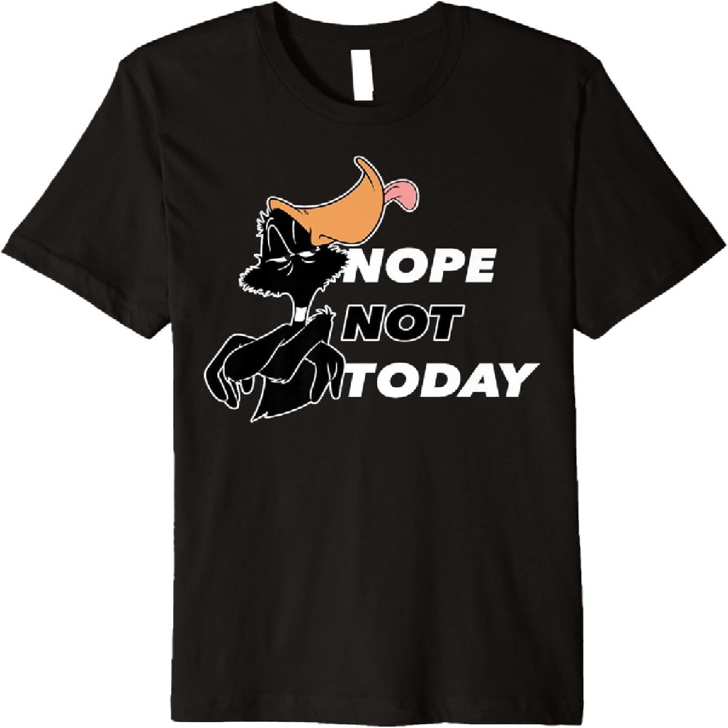 Looney Tunes Daffy Duck Nope Not Today Premium T-Shirt XXXXXL разноцветный