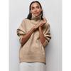 Casual Solid Women Thick Knitted Turtleneck Sweater Elegant Long Sleeve Basic Tops Pullover Jumpers for Autumn Winter