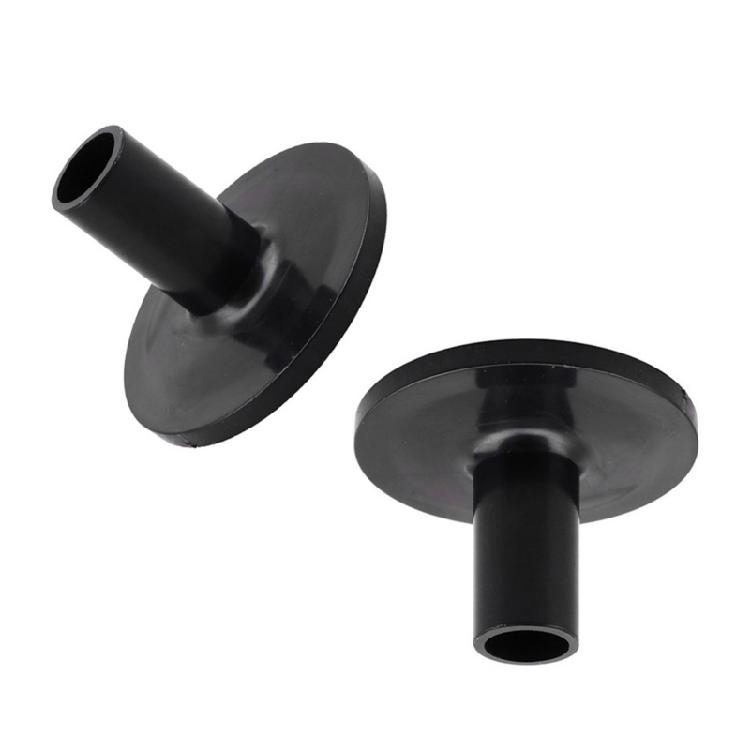 8 sztuk tulejek do talerzy plastikowe czarne długie tulejki do talerzy akcesorium do zestawu perkusyjnego