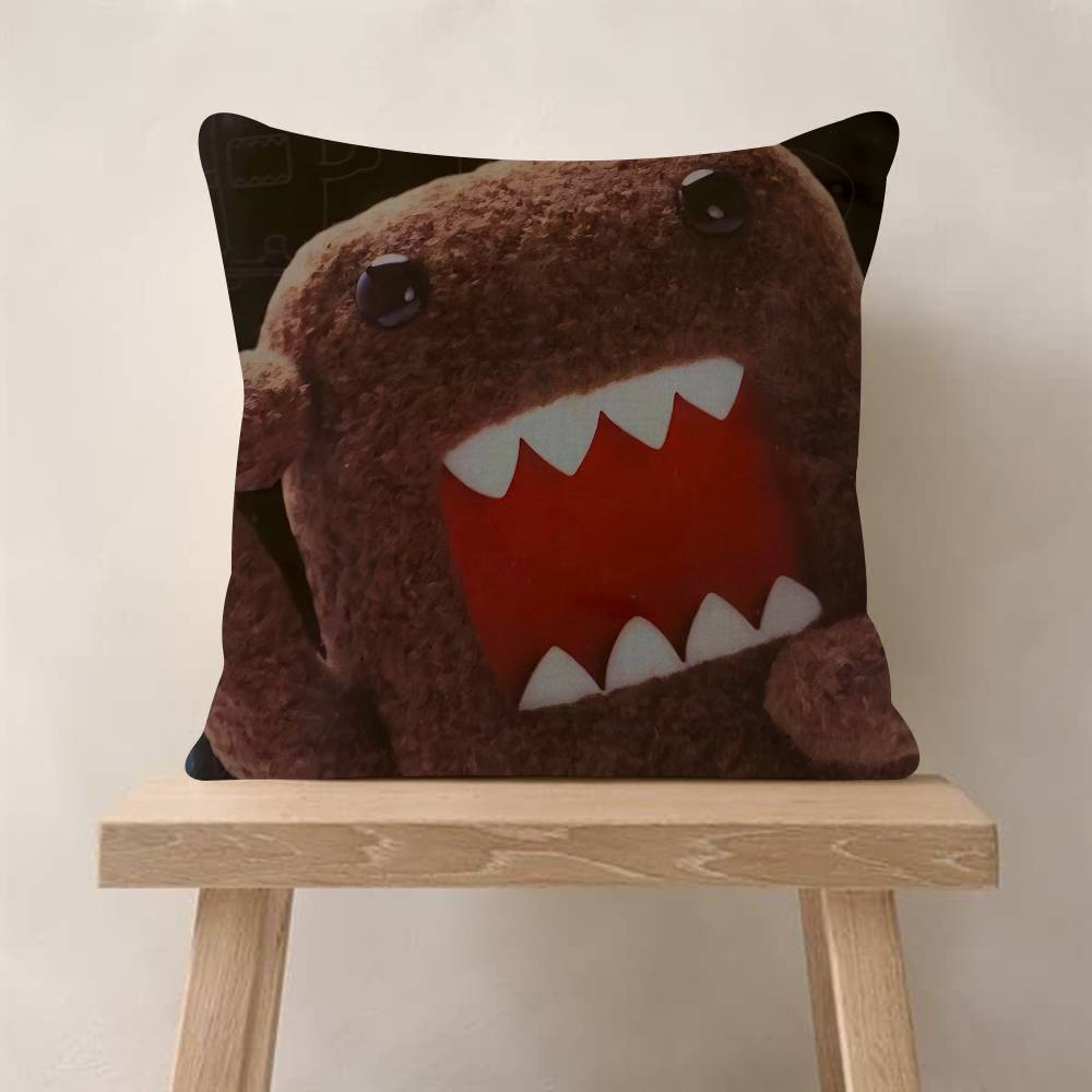 Cute DomoKun Classic Movie Pillow Cushion Cover Pillowcase Living Room Sofa Home Decor Customized