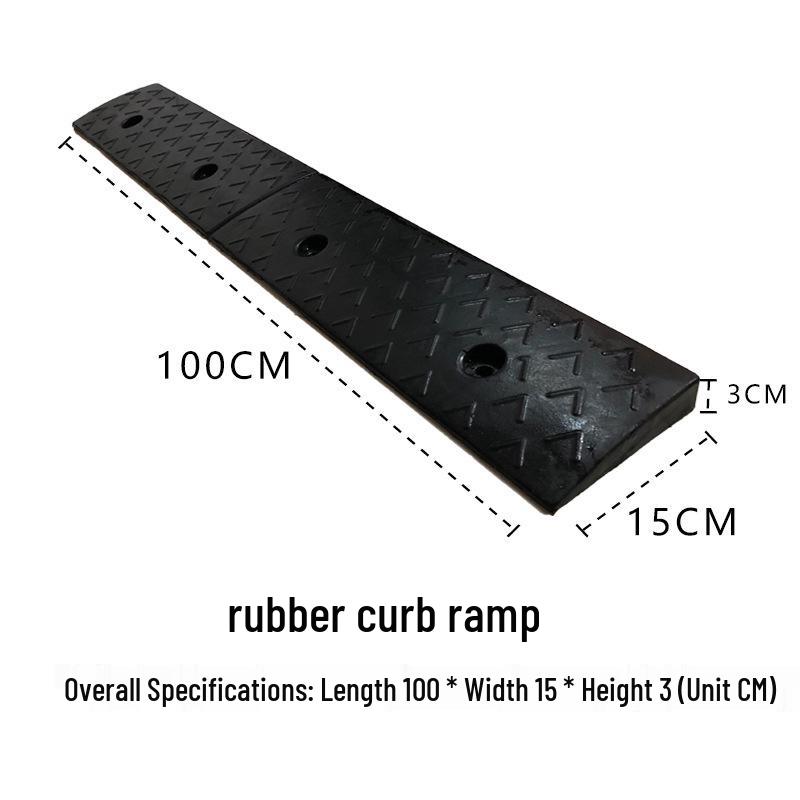 Rubber-Plastic Car Ramp & Threshold Pad