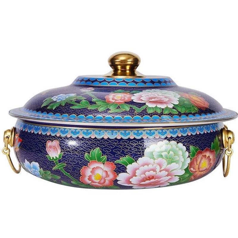 

Kitchen Seven Enamel Copper Hot Pot