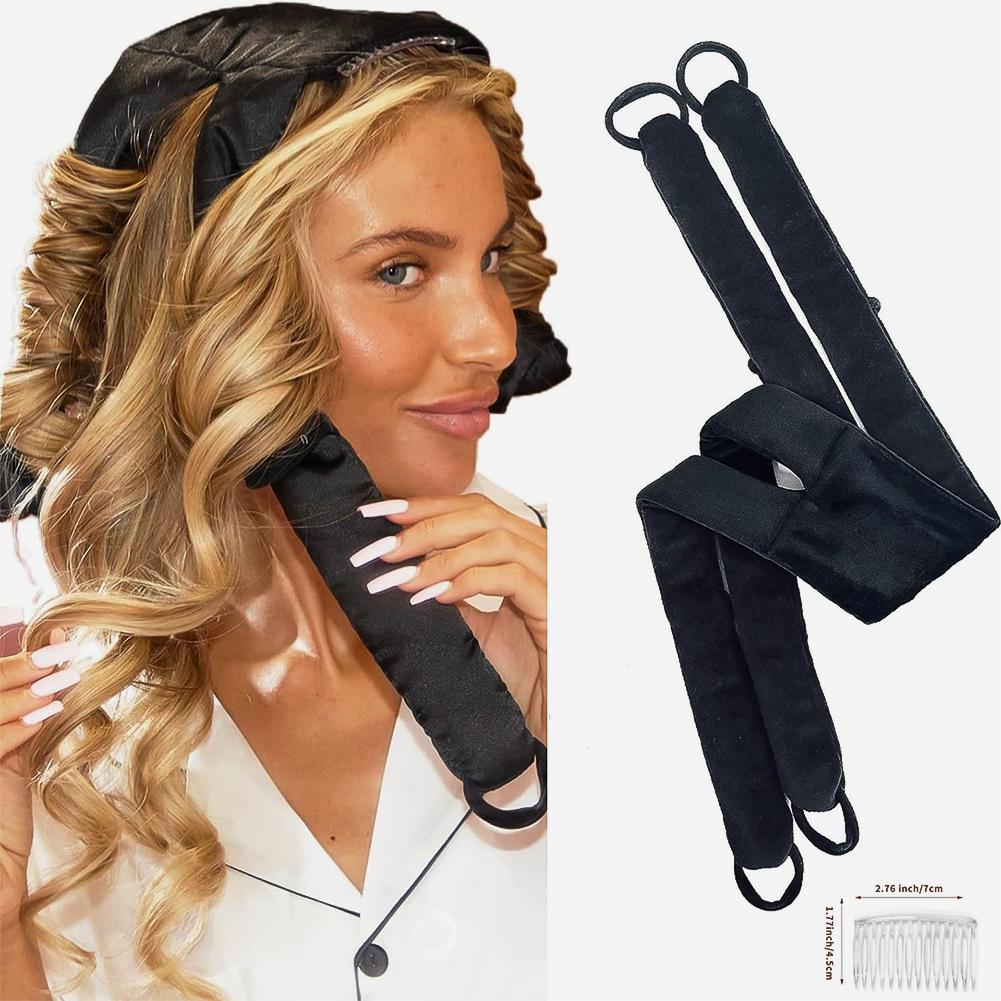 Безнагревная плойка Аксессуары для волос Повязка для волос Лента Шелковая плойка Ленивые локоны Сон Мягкая плойка Инструмент для укладки