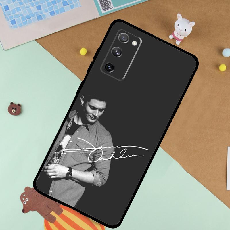 Supernatural Jensen Ackles Soft Case For Samsung Galaxy S25 Ultra S9 S10 S20 FE S21 S22 S23 Plus S24 Ultra Funda Cover
