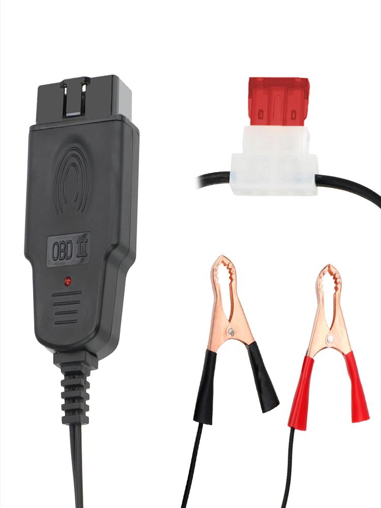 

Универсальный профессиональный автомобильный кабель аварийного питания, автомобильный компьютер, ЭБУ, экономия памяти, автомобильный OBD2, инструмент для замены аккумулятора чёрный