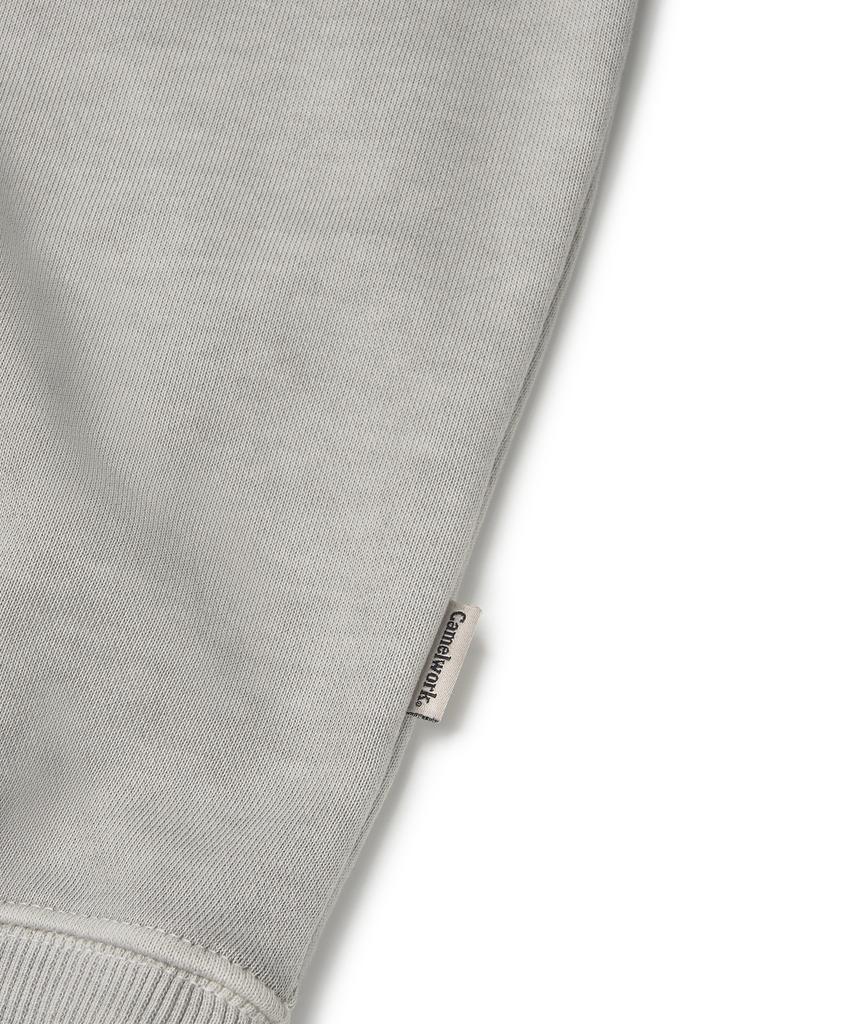CAMEL WORK Chip Delusion Grunge Sweatshirt (Pigment Grey)