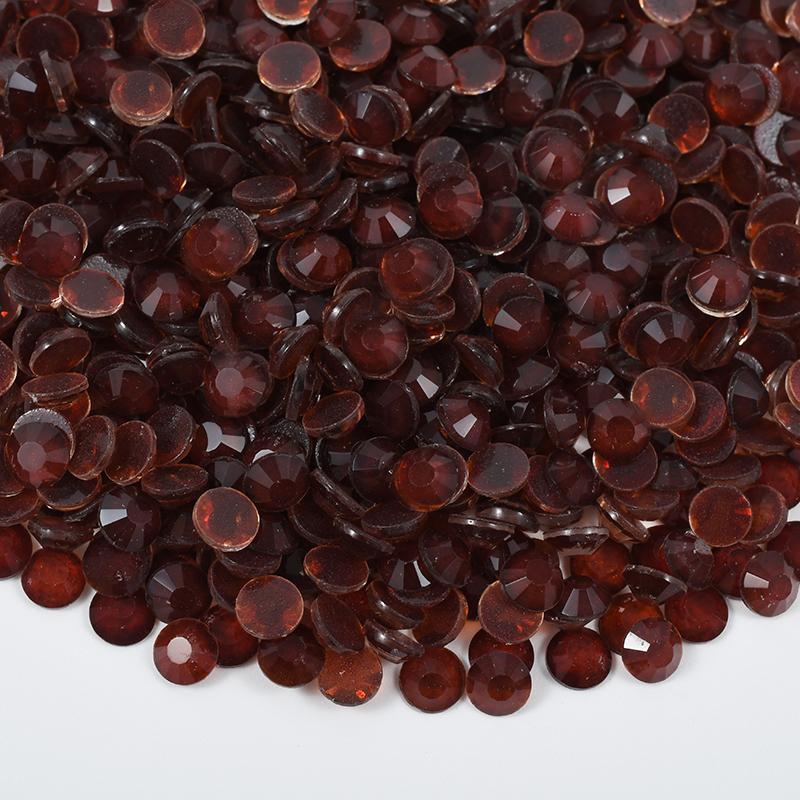 New Misty Rose Colors Glass Rhinestones SS6-SS30 Non Hotfix Crystals Flatback Crystal Rhinestones for Nail Art DIY