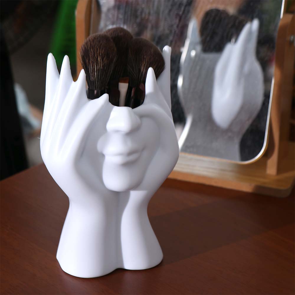 Multifunktionaler Büro-Schreibtisch Stifthalter Styling Design Dekorative Vasenhalter Büro-Organizer