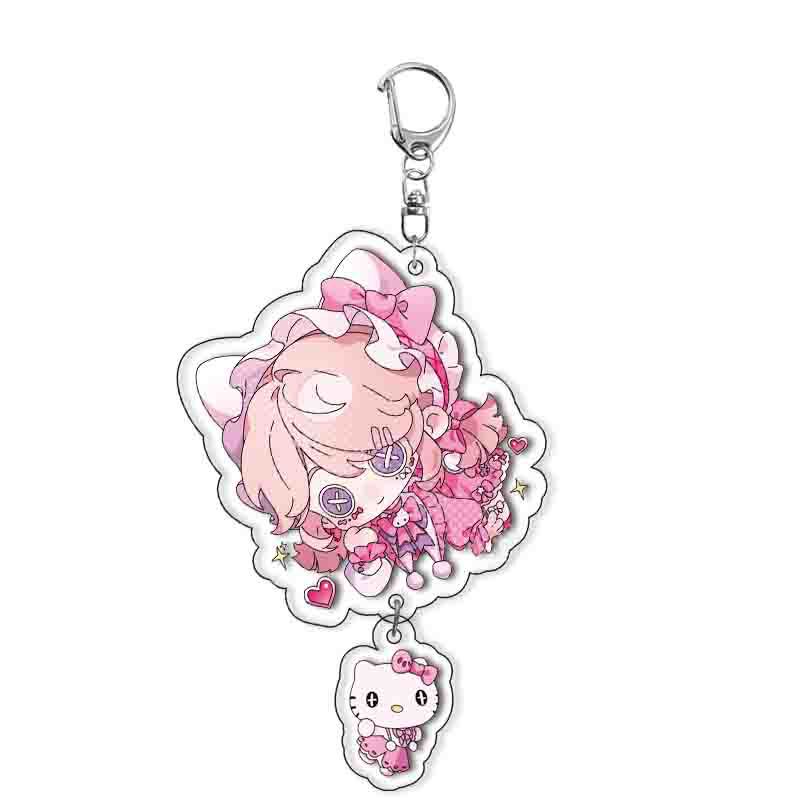 Anime Identity V Acrylic Keychain Couple Cartoon Key Ring Bag Pendant Accessories Birthday Gifts