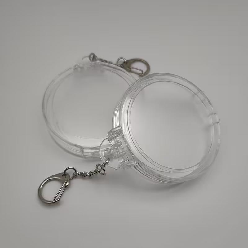 Contenitore Trasparente per Badge per Pacchi Dolorosi Borsa Espositore per Badge Anime Custodia Portatile per Gioielli e Accessori