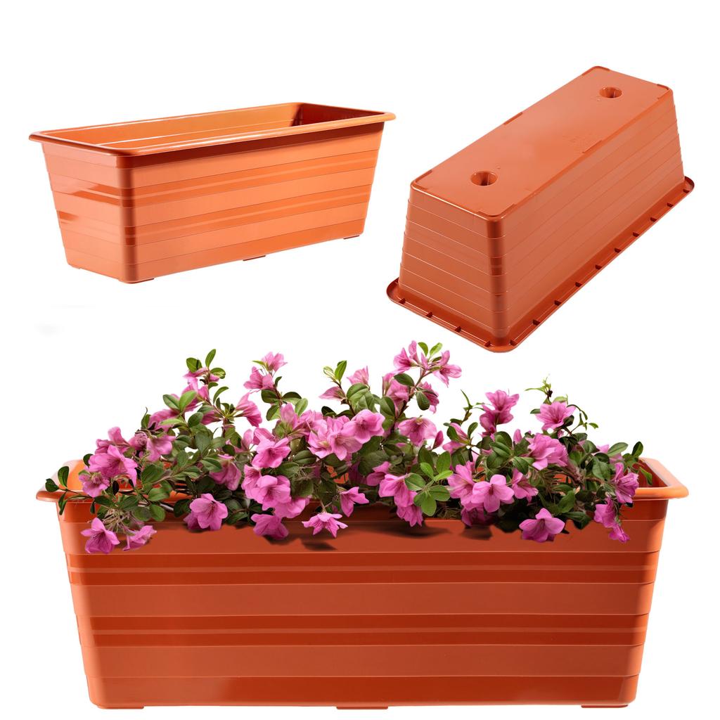 KADAX Doniczka Balkonowa 40cm Skrzynka Na Kwiaty