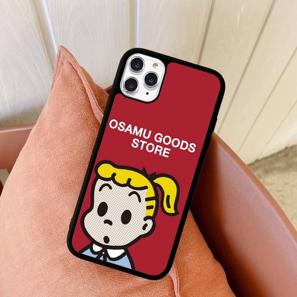 

Fashion Osamu Goods Phone Case For Iphone 11 12 13 14 15 Pro Max 17 16 Plus Hard PC+TPU Back Cover iPhone 16