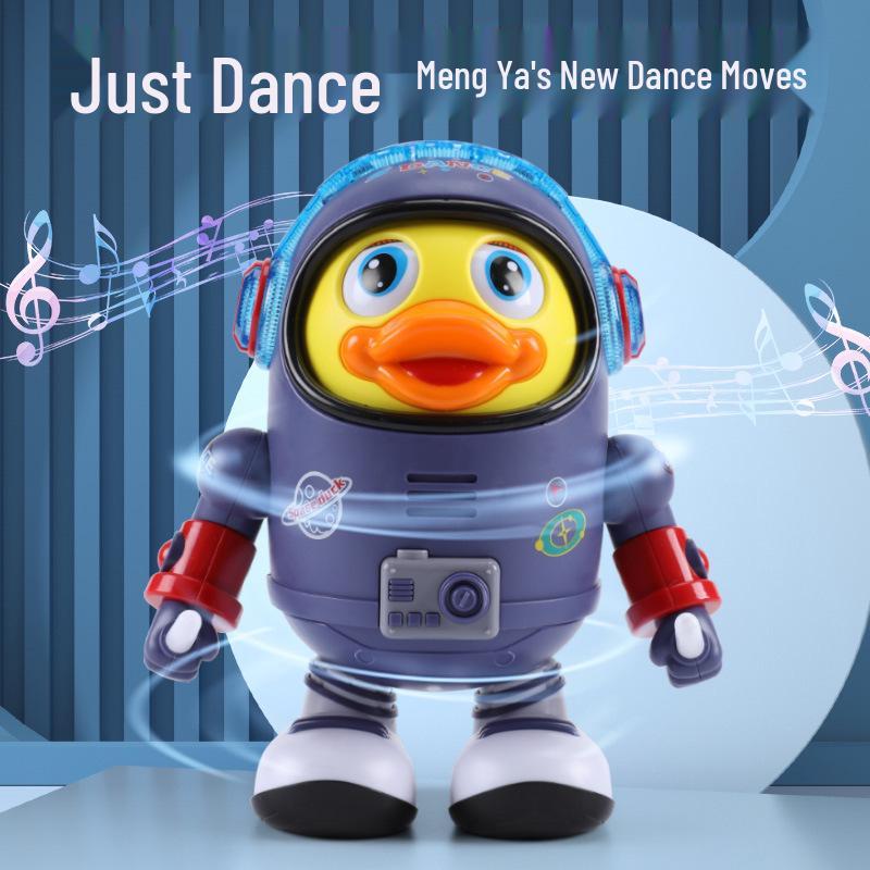 Electric Space Duck Dancing Toy for Babies and Kids (6+ Months) – Singing Robot Duckling