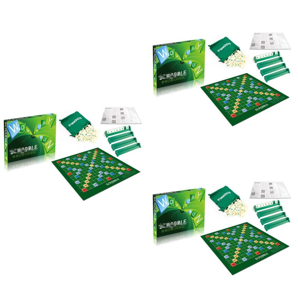 Klassisches Scrabble Original Wortbildungs-Brettspiel für Familienspaß und Lernen