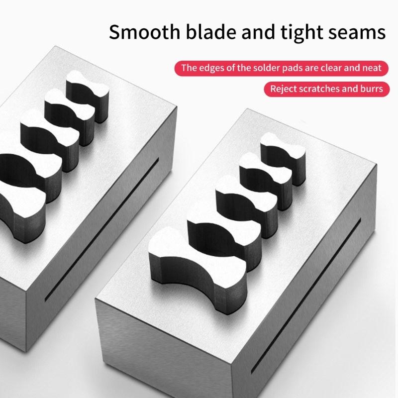 Professional Steel Mold Punch Set Jewelry Clasps Making Molds Necklace Lock Crafting Tool Steel Texture for Jewelry