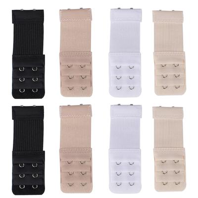 8PCS Women Soft Bra Extender 2 Hook Bra Elastic Extender