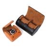 Leather Watch Storage Box Dust-Proof Organizer 1/2/3 Slot Watch Case Portable Watch Roll Travel Cases for Travel Men