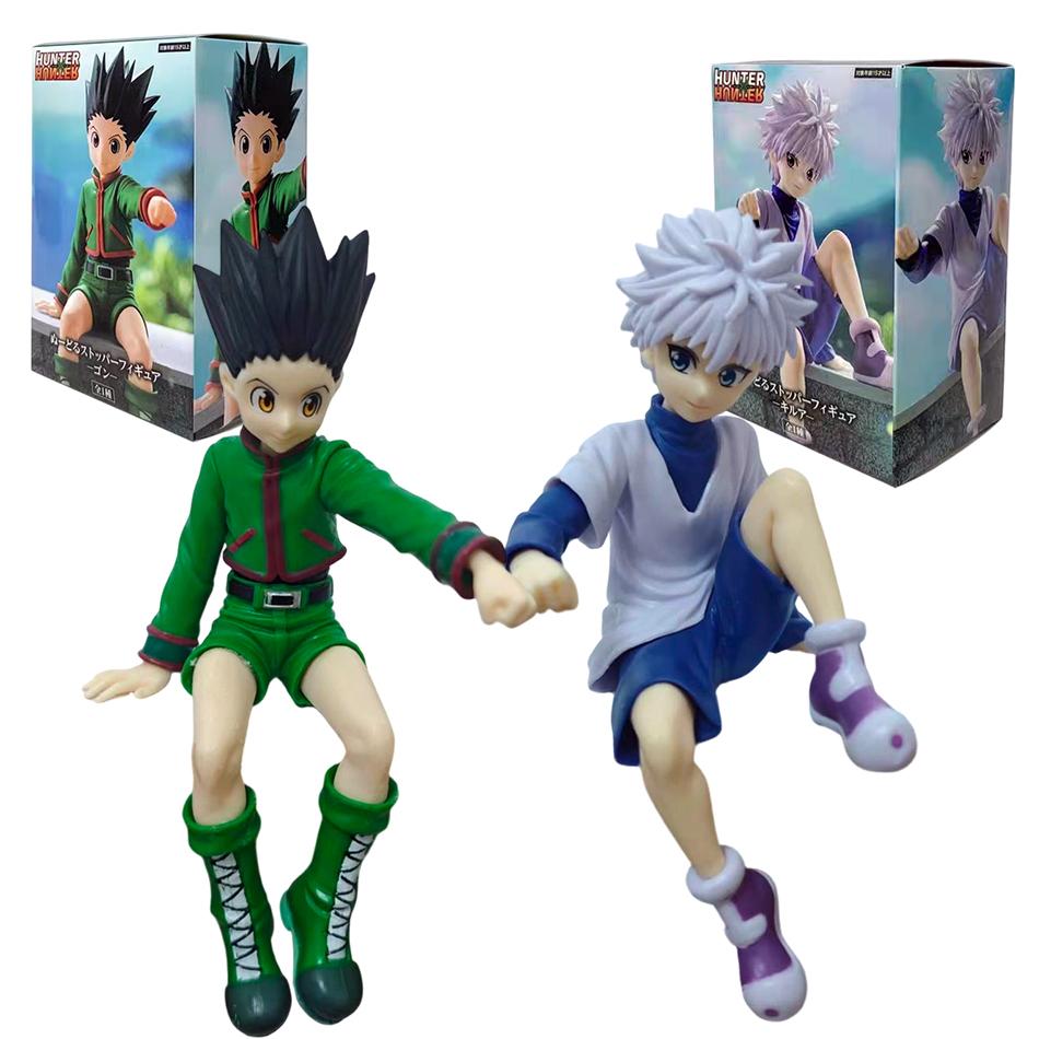 Hot Hunter×Hunter Gon Killua Hunter X Hunter Gon Freecss Anime Figure Zoldyck Action Figure Model Car Ornaments Toy In stock