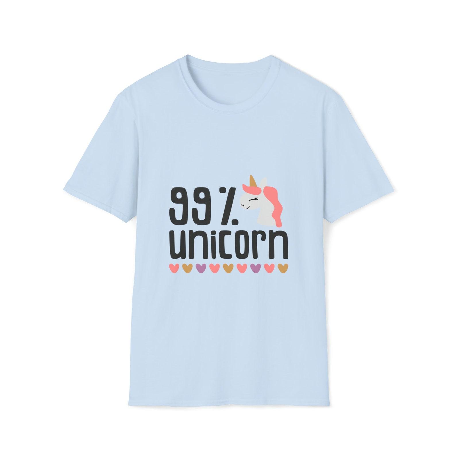 99% unicorn funny quote T-Shirt M