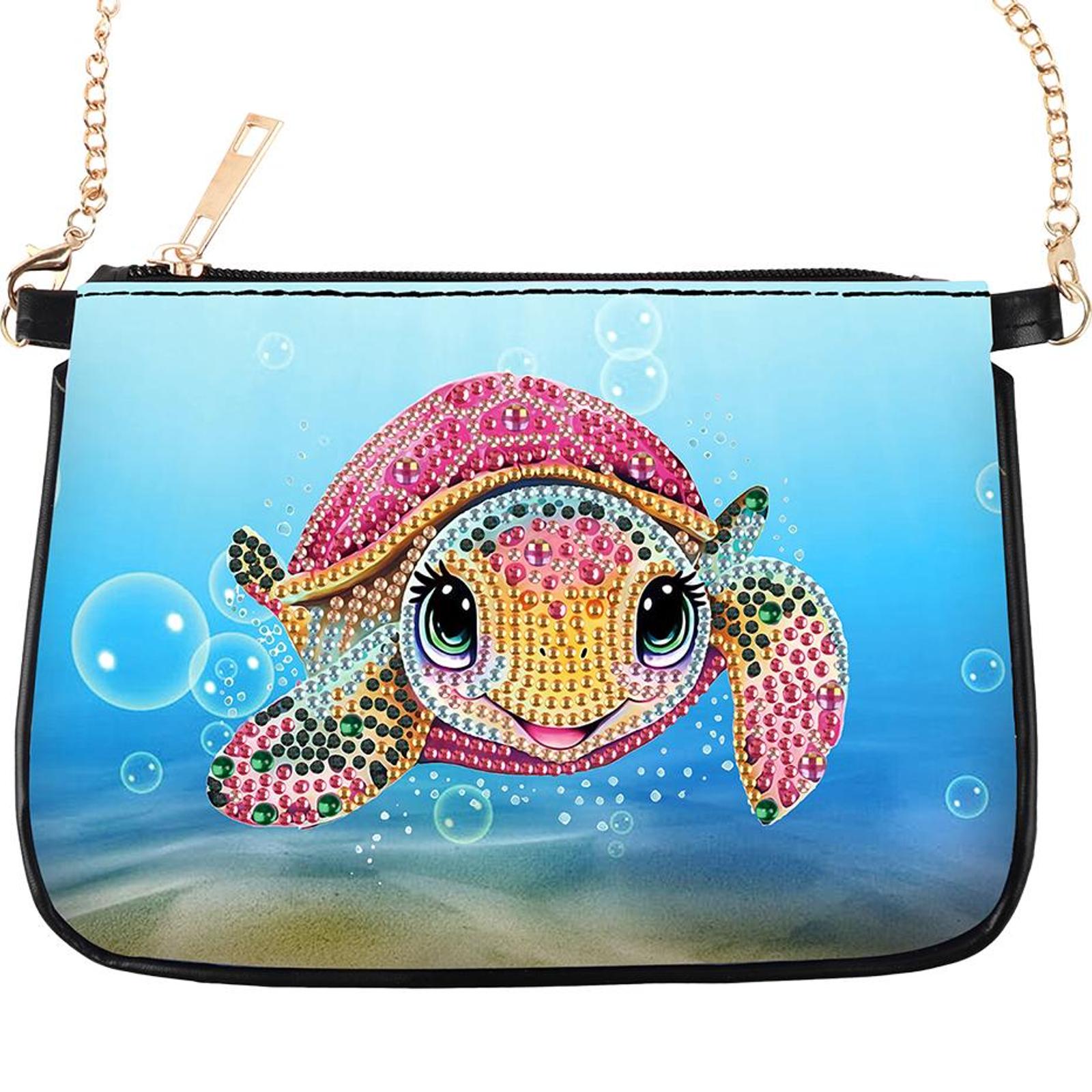 

5D Алмазная вышивка Сумки-кроссбоди Цепочка ПУ DIY Алмазная вышивка Кошельки Алмазная вышивка Сумка на плечо для женщин