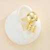 2Pcs Retro Geometric Metal Ear Clips for Women Gold Color Ear Cuff No Fake Piercing Cartilage Aesthetics Earrings Jewelry Gift