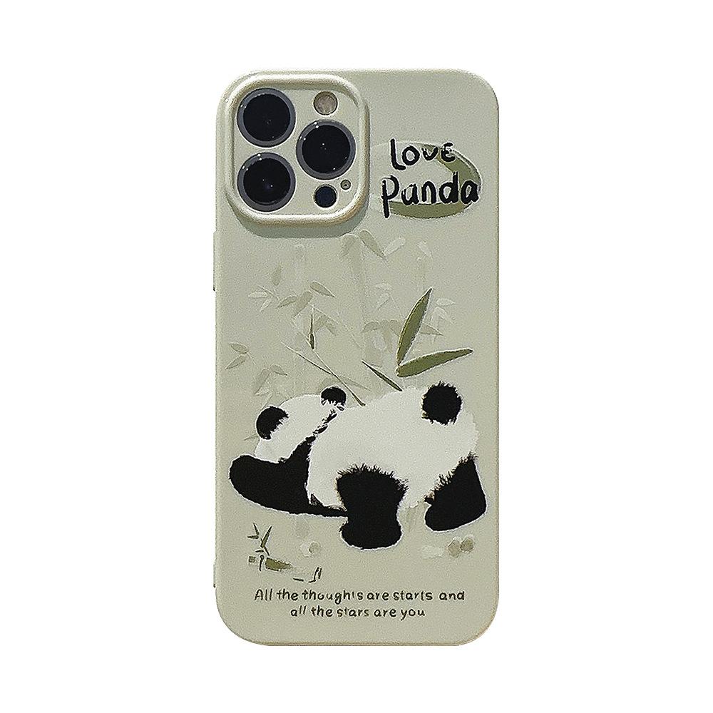 Panda for IPhone16 for Apple Phone Case 17 Italy 14pro Silicone 12 for 15pro Max Guochao 13