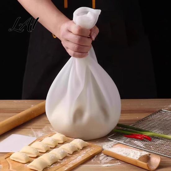 Portable Dough Mixing Pouch Silicone Kneading Bag Non-Stick Flour And Proofing Bag Easy Clean Baking Equipment for Baking Reusable Kitchen