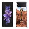 Construction Machinery Excavator Phone Case For Samsung Z Flip 7 6 5G Galaxy Z Flip 5 4 3 Black Hard Cell Cover Luxury PC Shell
