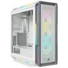 Gabinete de PC Compacto ATX Mid-Tower CORSAIR iCUE 5000T RGB com Vidro Temperado Branco CC-9011231-WW