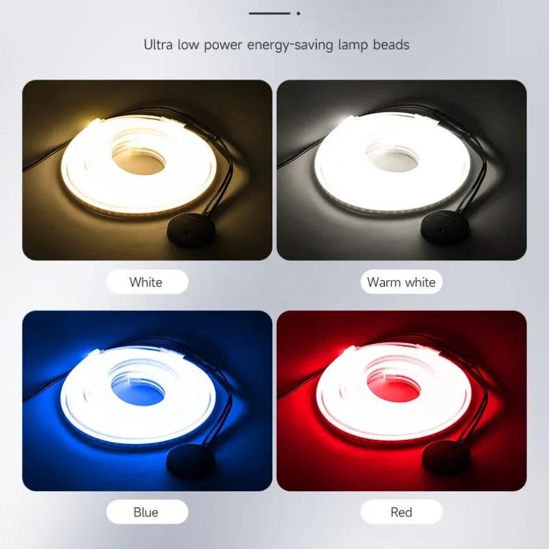 Flexible LED Ambient Light Strip 5M 12V for Tesla Model Y 2025 After Trunk Frunk Silicone Interior Car Decorative Lamp DIY Lamp