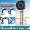 New Filter Booster Shower Head Four-speed Adjustment With Water Seal Multifunctional Home Shower Bathroom Accessories